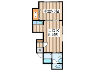 エスコートN23【3階】の間取り