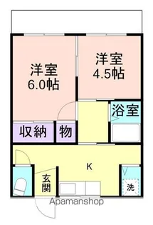 和歌浦アパート【1階】の間取り