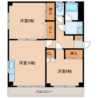 SKハイツ【1階】の間取り