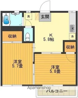コーポ三起【1階】の間取り
