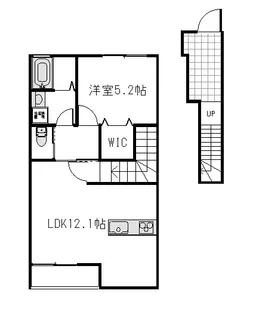 ラック平井【2階】の間取り
