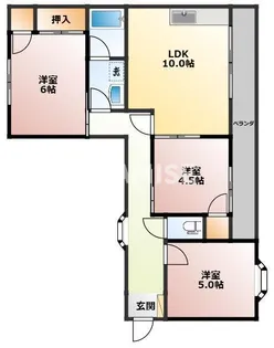 メゾン宗方【2階】の間取り