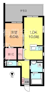 ラ・チエナ【1階】の間取り