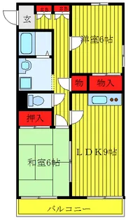 ビラ・クレール【3階】の間取り