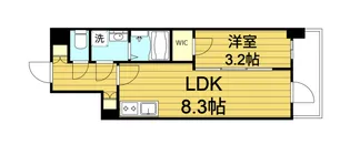 Alivis緑橋【4階】の間取り