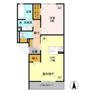クオーレ【2階】の間取り