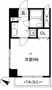ライオンズマンション北千住【4階】の間取り