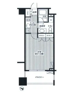 グランハイツ代々木【8階】の間取り