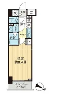 ライオンズクオーレ東京三ノ輪シティゲート【10階】の間取り