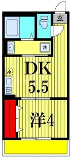 メグリオ新松戸IV【3階】の間取り