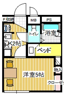 ジュピター取手【1階】の間取り