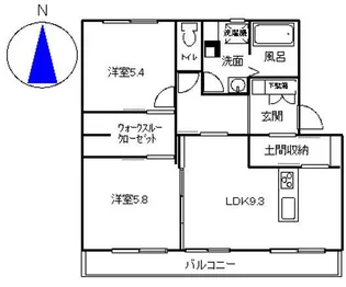 kitahaus【2階】の間取り