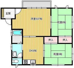 〇ファミリーマンション I【2階】の間取り