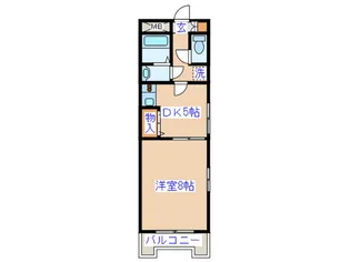 エステートK.S【3階】の間取り