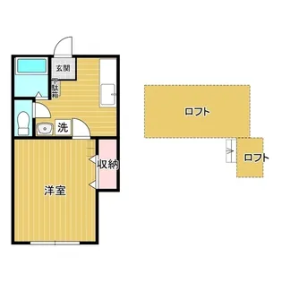 パーソナルマンション北富士【2階】の間取り