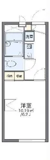 レオパレス翼【2階】の間取り