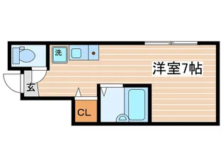 クラッセ旭丘【1階】の間取り