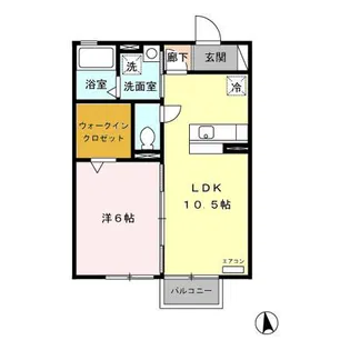 ディアーナ【2階】の間取り