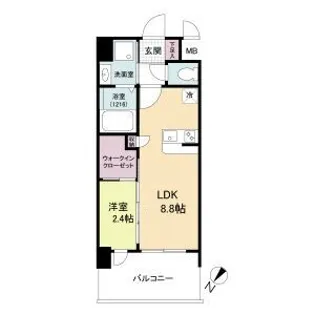 セレニテ神戸西アリエ【6階】の間取り