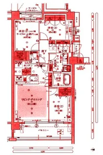 グランドメゾン鷺沼ザ・ヴィラ【2階】の間取り