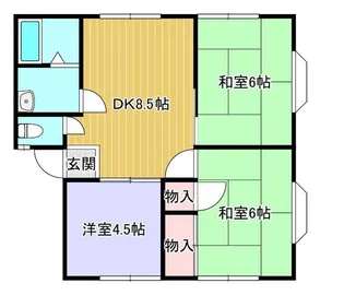 メゾンポエム【2階】の間取り