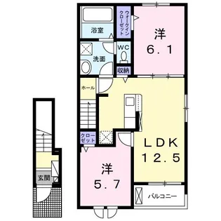 コテポルト【2階】の間取り