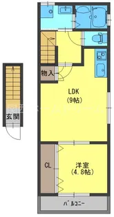 レーヴハイツ高柳【3階】の間取り