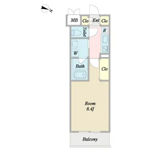 Residencia善【2階】の間取り
