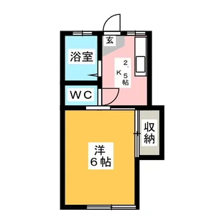 スチューデントハウス【2階】の間取り