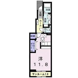ラテルネ【1階】の間取り