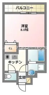 メイプルワン【3階】の間取り