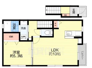 CoCo絹延【2階】の間取り