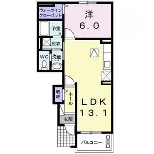 テラス三島町A【1階】の間取り