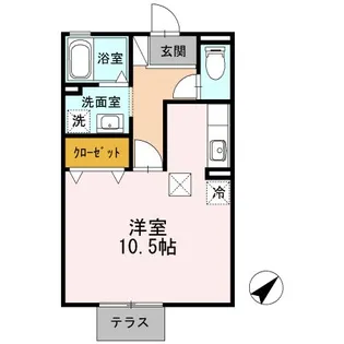 クレールN【2階】の間取り
