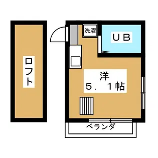 シルクロード日野【2階】の間取り