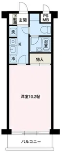 エスエスハイツ市川【4階】の間取り
