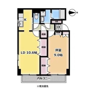 クレセントM【2階】の間取り