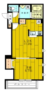 HX北砂【3階】の間取り