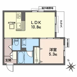 シャーメゾン プリメーラ【1階】の間取り