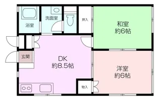 シーフロント浜【1階】の間取り