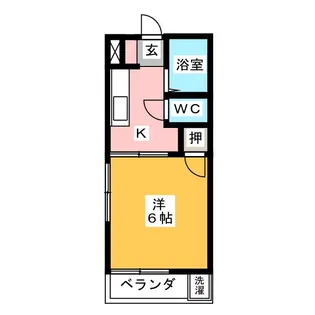 エクセル国府宮【1階】の間取り