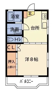 センチュリーC棟【2階】の間取り
