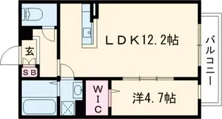 スプランドゥール春日【1階】の間取り