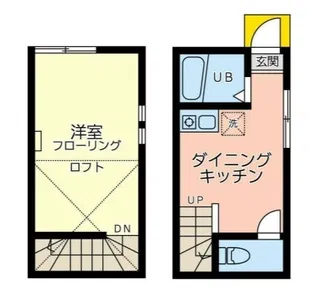 ユナイト横浜ファーストブランチの間取り
