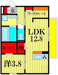 プランドールB【1階】の間取り