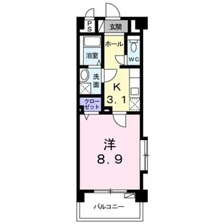 イーストヒル【5階】の間取り