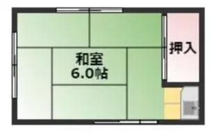 シャトー岸町【2階】の間取り
