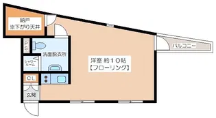 マックハイツ梅丘【1階】の間取り