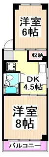 工東フラット【3階】の間取り