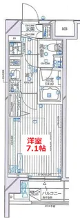 シティインデックス大井町【5階】の間取り